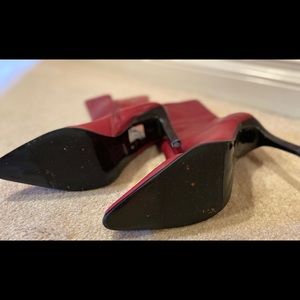Red DIBA ankle boots